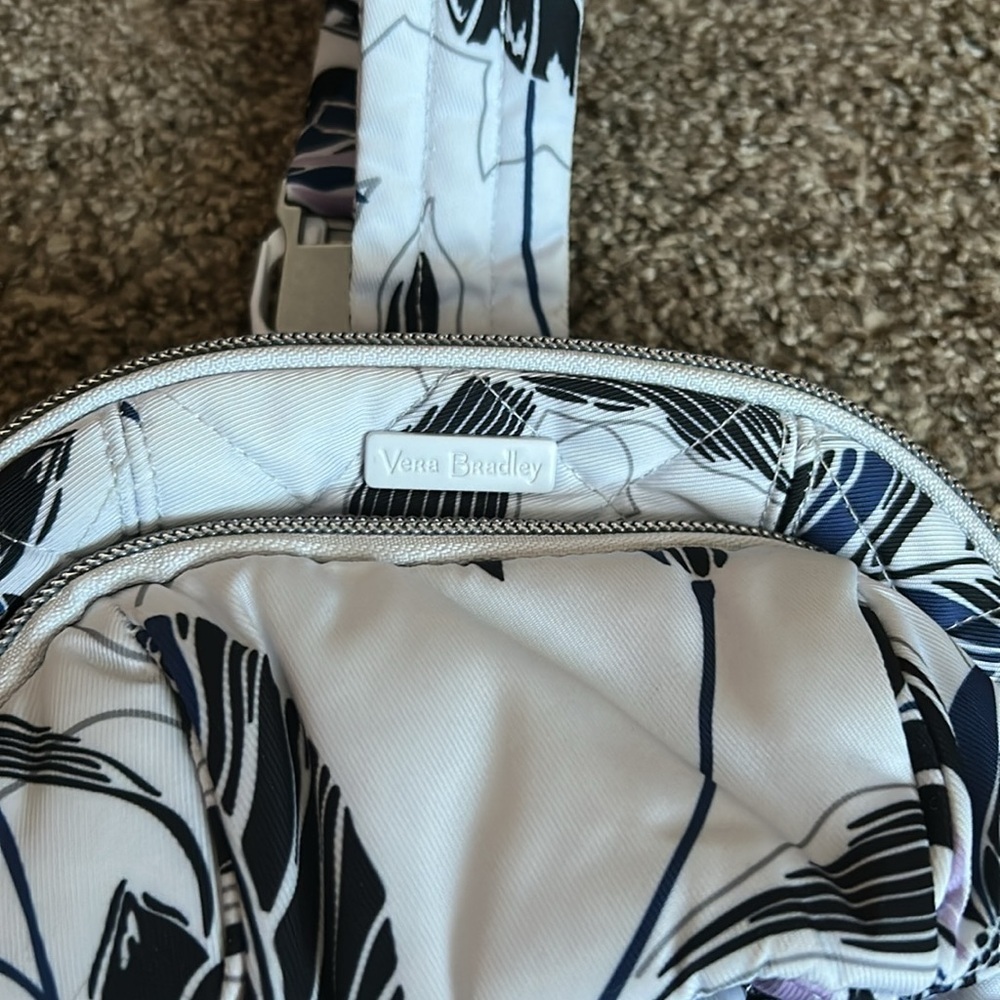 Vera Bradley Performance Twill Utility Sling Backpack Twilight Garden - Picture 3 of 3